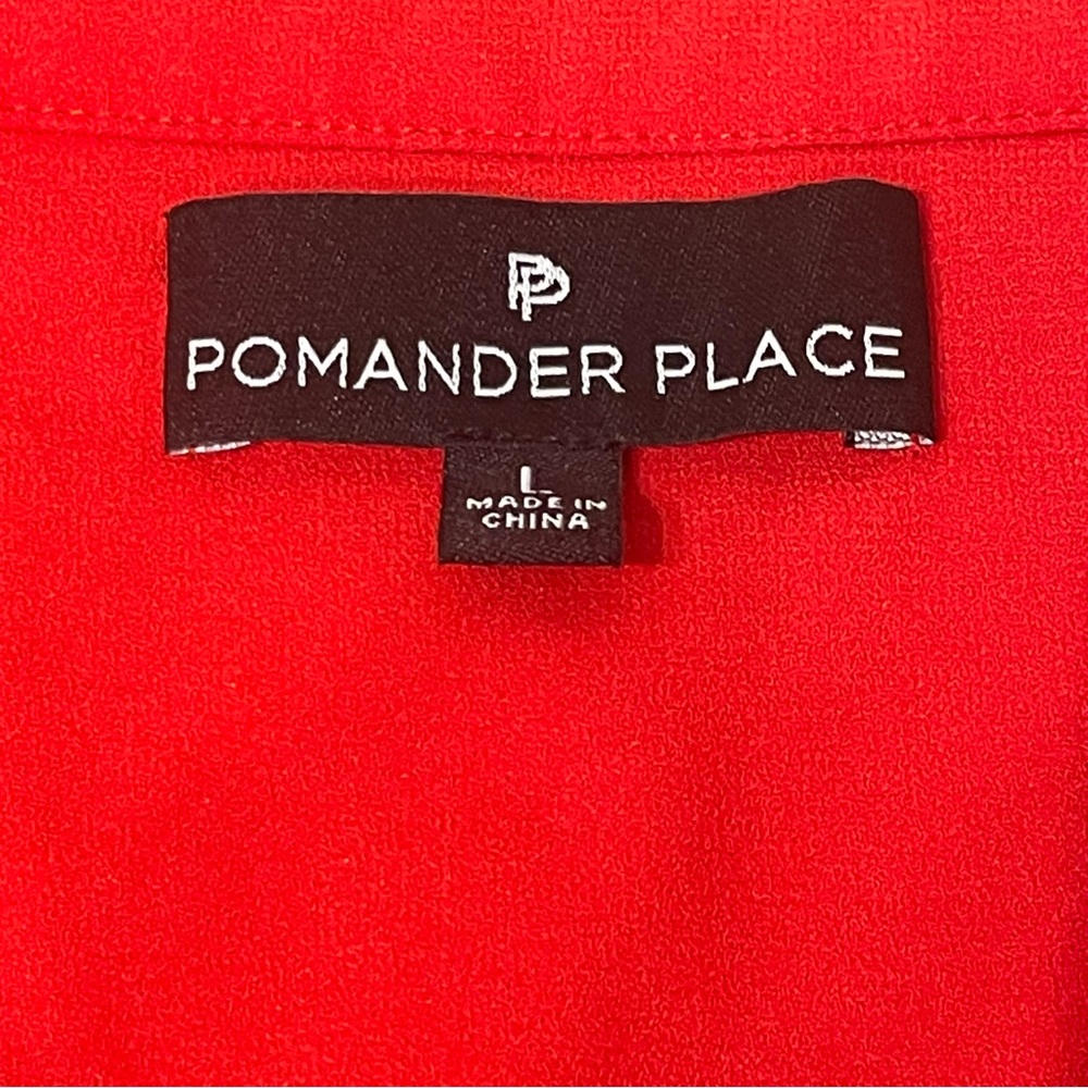 Pomander Place Red Ruffle Blouse - Picture 4 of 9
